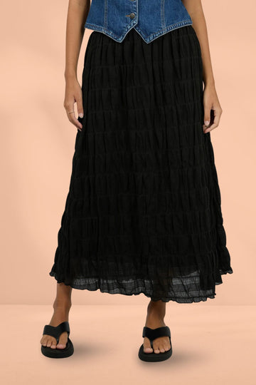 All About Eve Maude Maxi Skirt Black From BoxHill