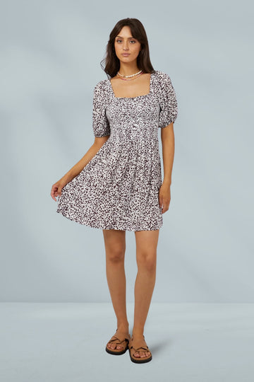 All About Eve Rhi Mini Dress Print From BoxHill