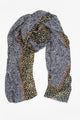 Antler White Tiger Scarf Navy Mustard From BoxHill