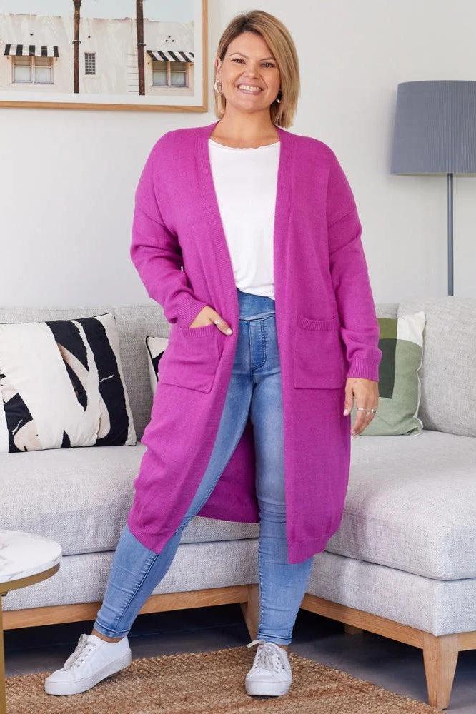 PRE-ORDER Bee Maddison Callie Knit Magenta From BoxHill