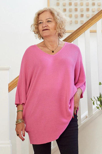 PRE-ORDER Bee Maddison Drew Knit Pink From BoxHill