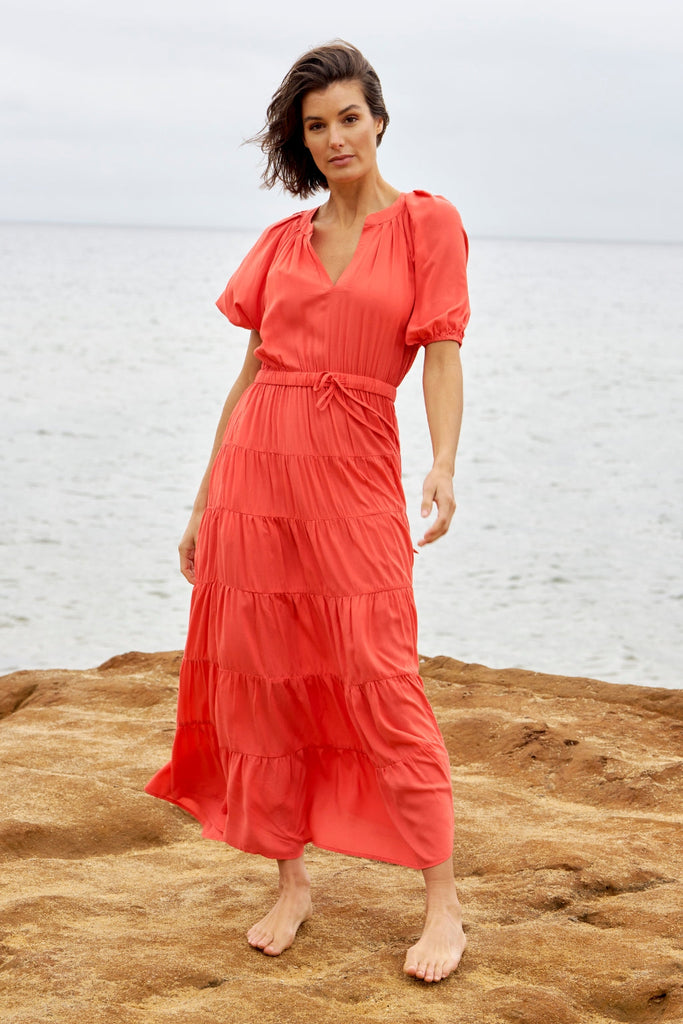 Betty Basics Aleja Dress Fiesta Red From BoxHill