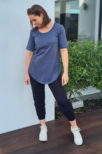 Betty Basics Ariana Tee Indi Blue From BoxHill