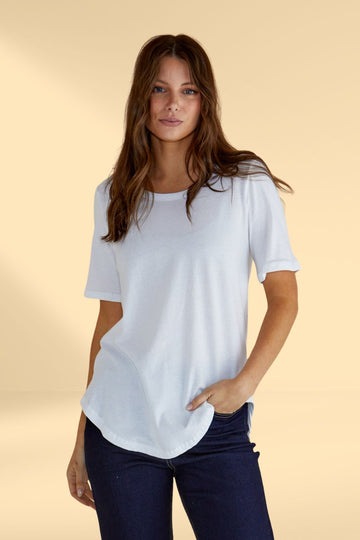 Betty Basics Ariana Tee White From BoxHill