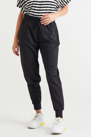 Betty Basics Cara Travel Joggers Black From BoxHill