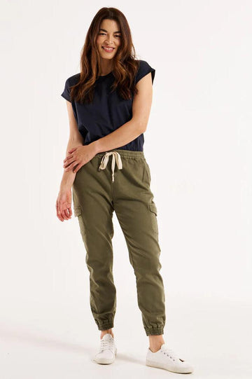 Betty Basics Connecticut Cargo Jeans Khaki From BoxHill