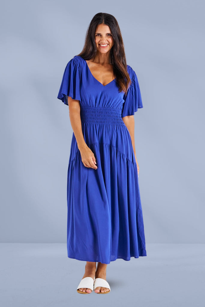 Betty Basics Louisa Dress Blue From BoxHill