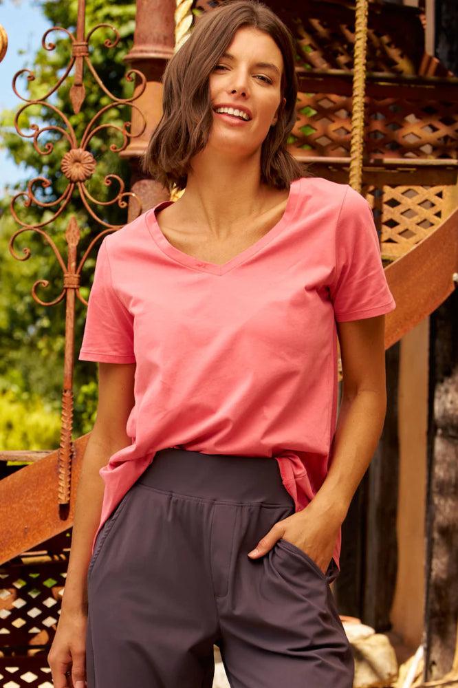 Betty Basics Luella Tee Dusty Rose From BoxHill