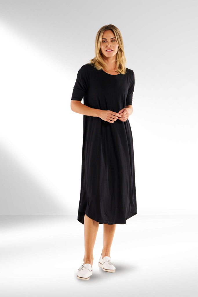 Betty Basics Marlene Bamboo Dress Black From BoxHill