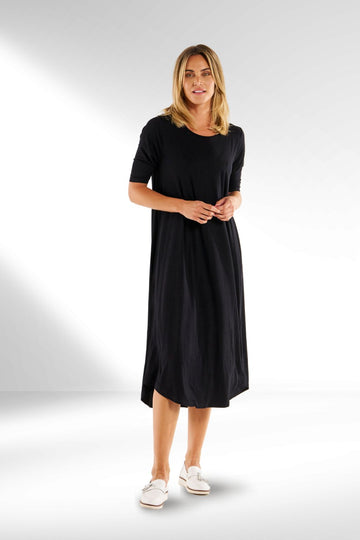 Betty Basics Marlene Bamboo Dress Black From BoxHill