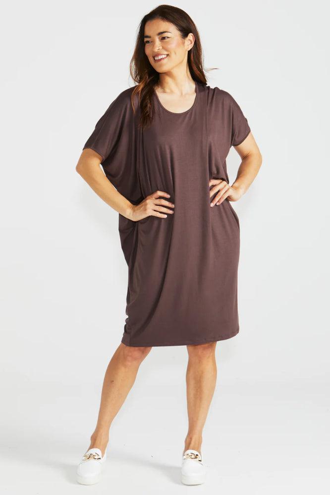 Betty Basics Maui Dress Nutmeg From BoxHill