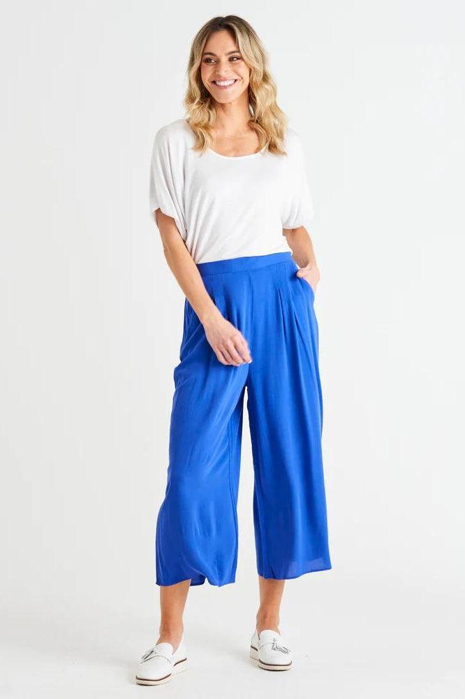 Betty Basics Olympia Pants Deco Blue From BoxHill