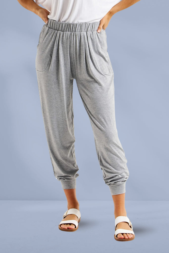 Betty Basics Paris Pants Grey Marle From BoxHill