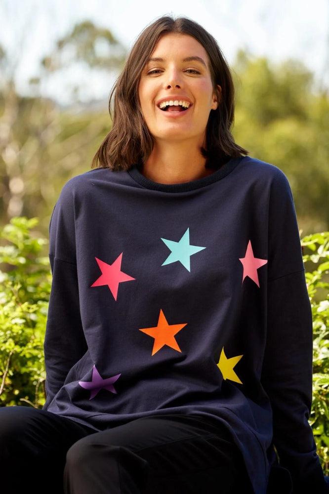 Betty Basics Sienna Jumper Star Print From BoxHill