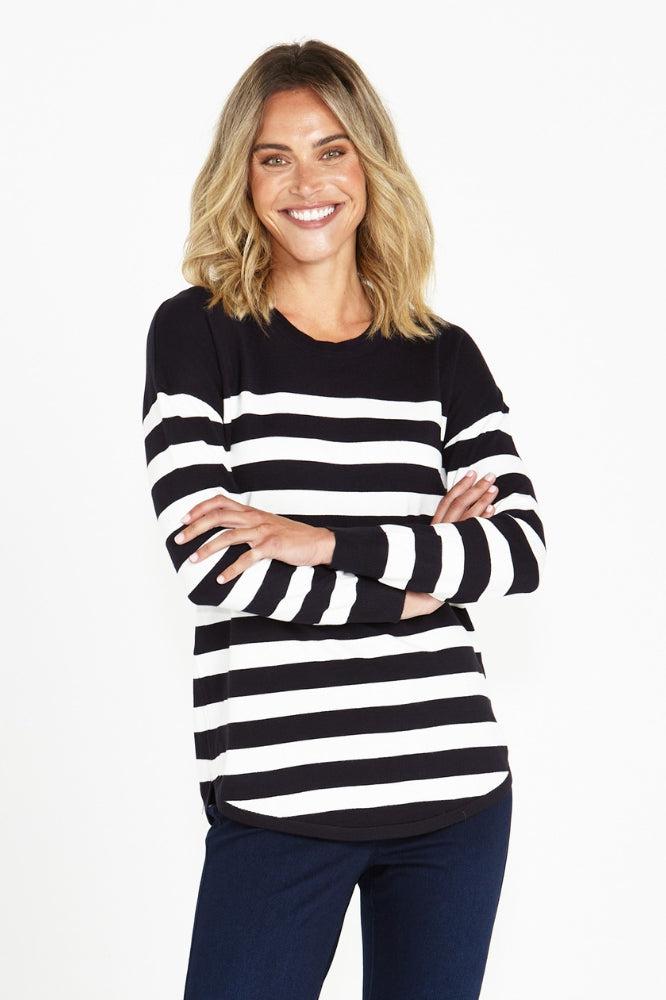 Betty Basics Sophie Knit Jumper Nautical Stripe From BoxHill