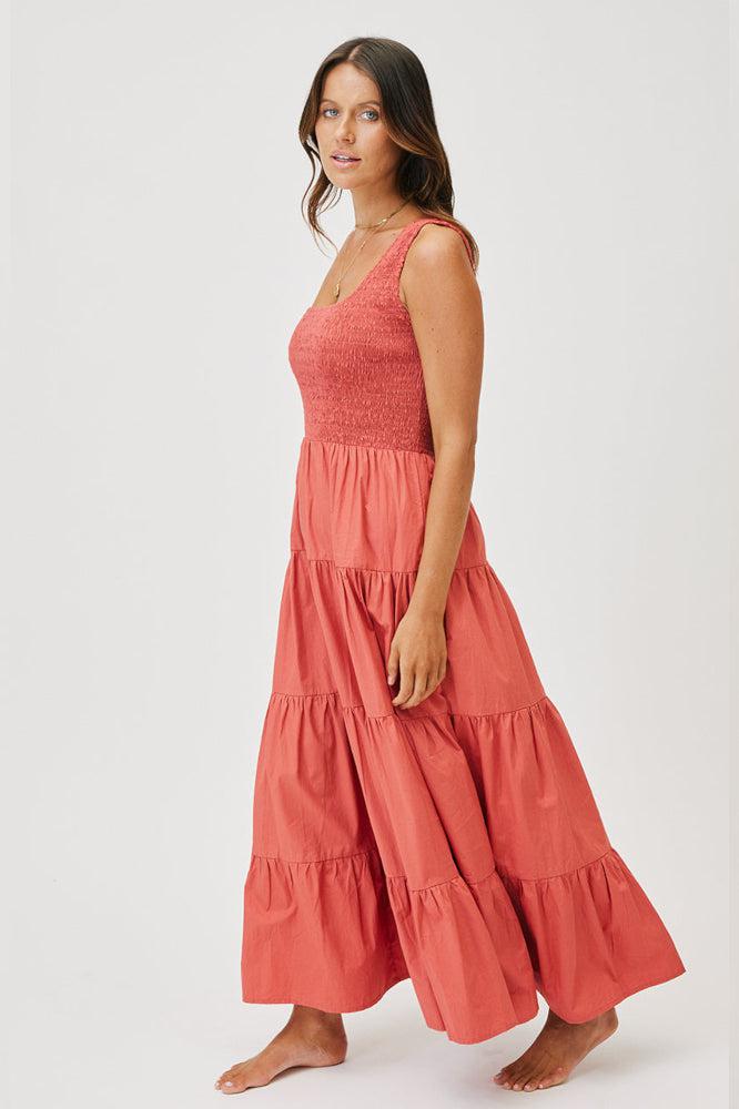 Cartel & Willow Fleur Maxi Dress Chiraz – BoxHill