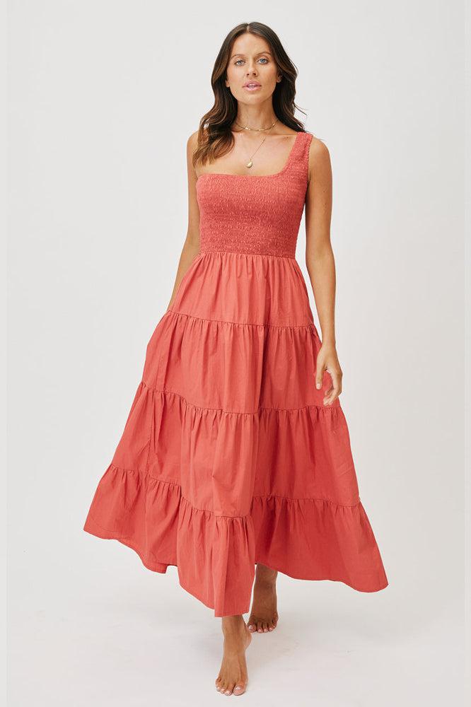 Cartel & Willow Fleur Maxi Dress Chiraz From BoxHill