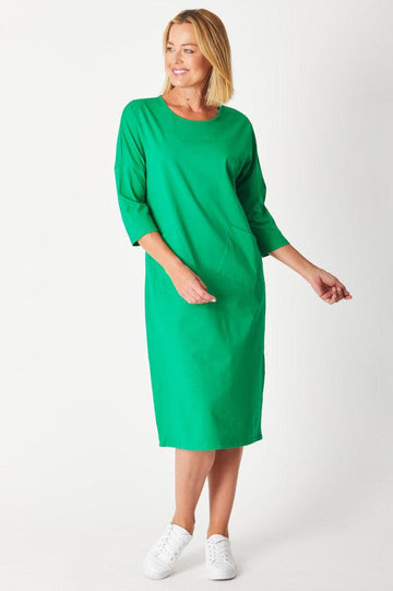 Cordelia St Core Pocket Dress Emerald From BoxHill