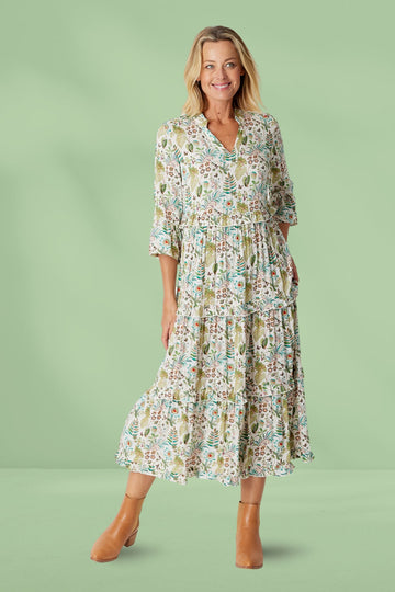 Cordelia St Lucy Maxi Dress Green Nutmeg From BoxHill