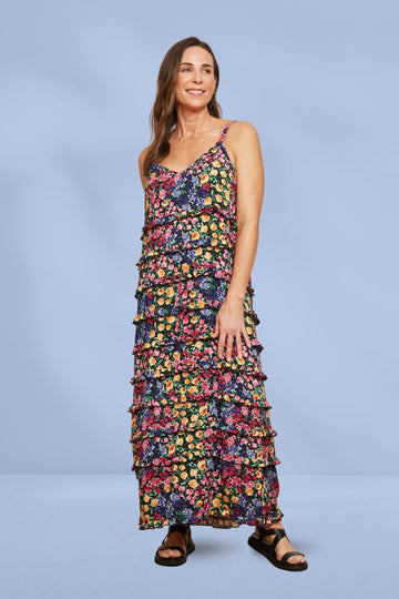 Eb and Ive La Mer Frill Maxi Dress Blume From BoxHill