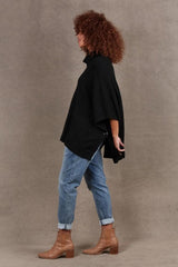 Eb and Ive Nawi Poncho Ebony From BoxHill