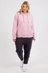 Elm Applique Hoody Peony Pink From BoxHill