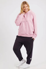 Elm Applique Hoody Peony Pink From BoxHill