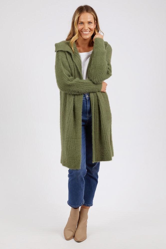 Elm Carolina Cardi Khaki From BoxHill