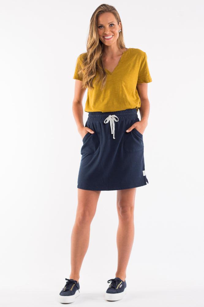 Elm Cassie Skirt Dark Sapphire From BoxHill