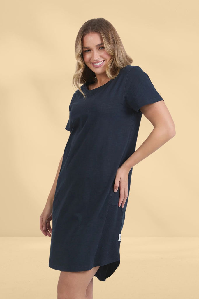 Elm Easy Living Dress Navy From BoxHill