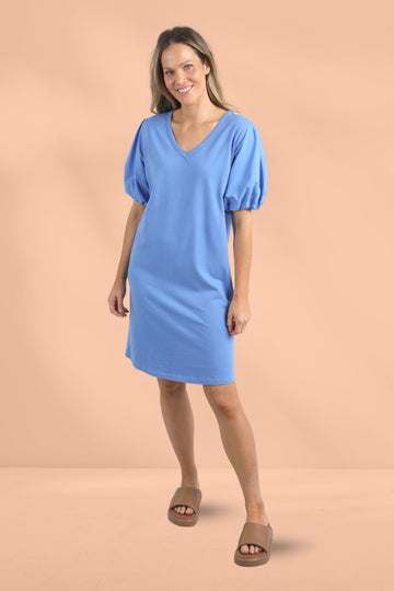 Elm Joy Dress Cerulean Blue From BoxHill