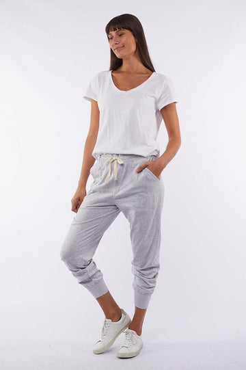 Elm Wash Out Lounge Pants Grey Marle From BoxHill