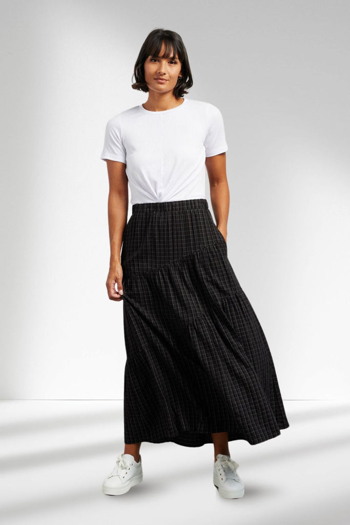 Et Alia Harper Skirt Black Plaid From BoxHill