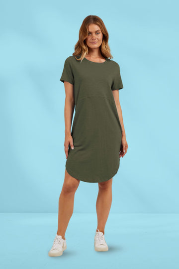 Foxwood Bay Dress Khaki From BoxHill