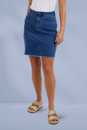 Foxwood Belle Skirt Mid Blue From BoxHill