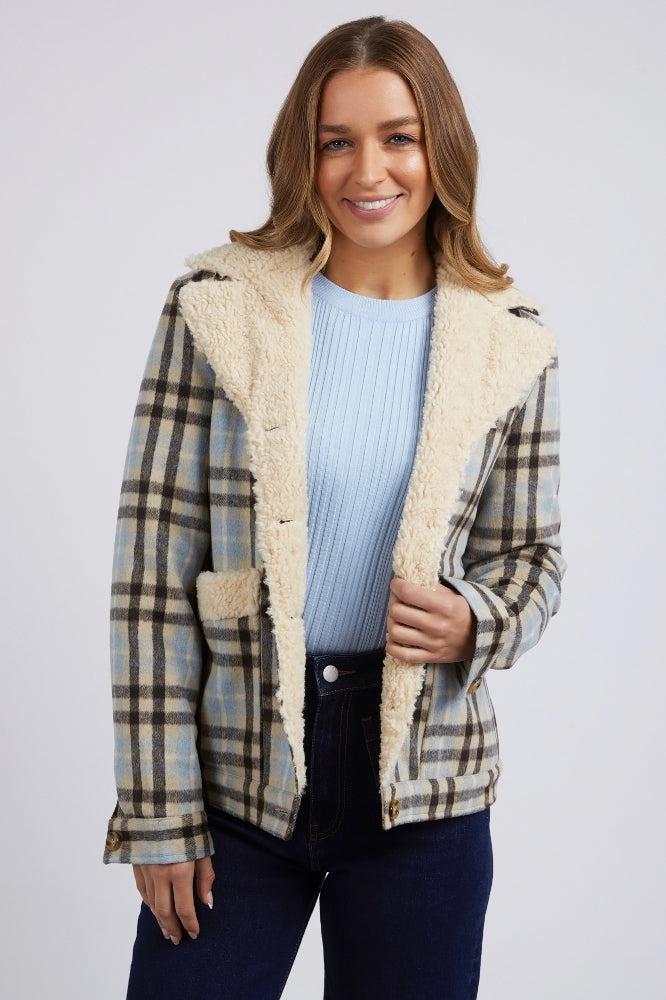 Foxwood Demi Check Jacket Blue Check From BoxHill