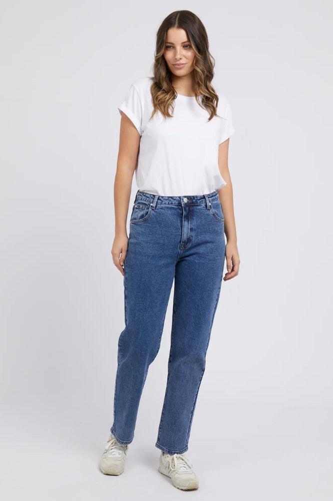 Foxwood Enmore Wide Leg Jeans Blue From BoxHill