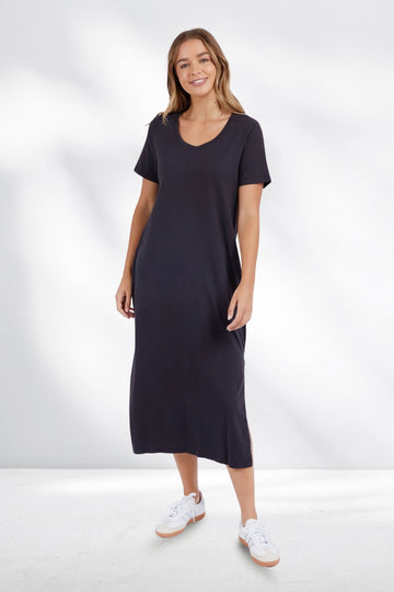 Foxwood Rhythm Dress Black From BoxHill