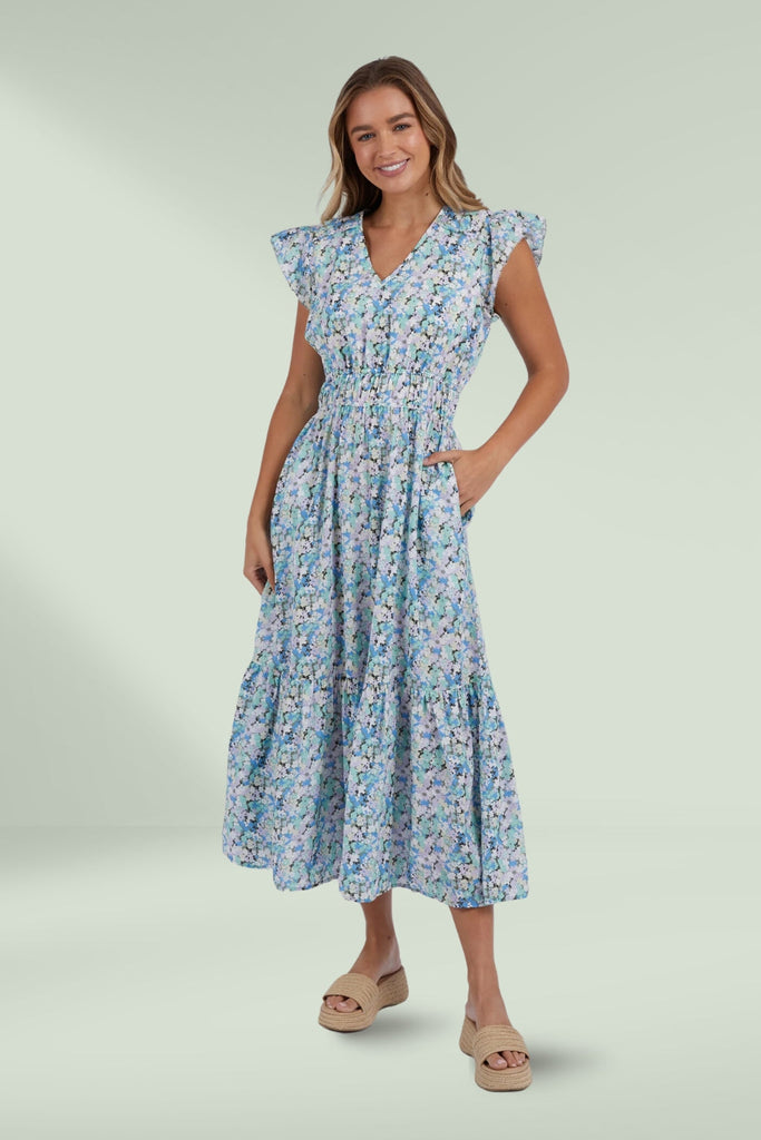 Foxwood Rosette Floral Dress Print From BoxHill