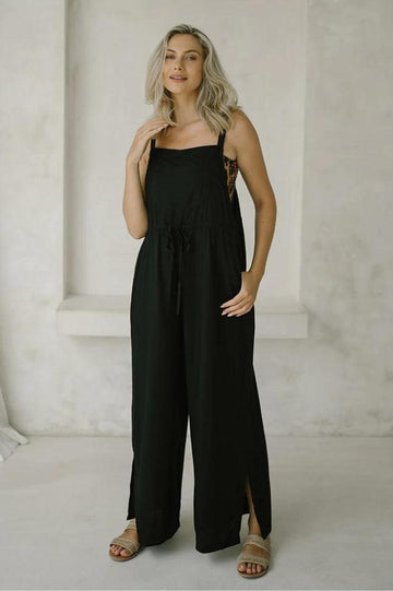 Freez Military Jumpsuit Black From BoxHill