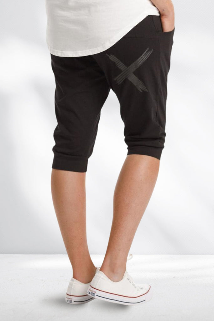 Home-Lee 3/4 Apartment Pants Black Matte X From BoxHill