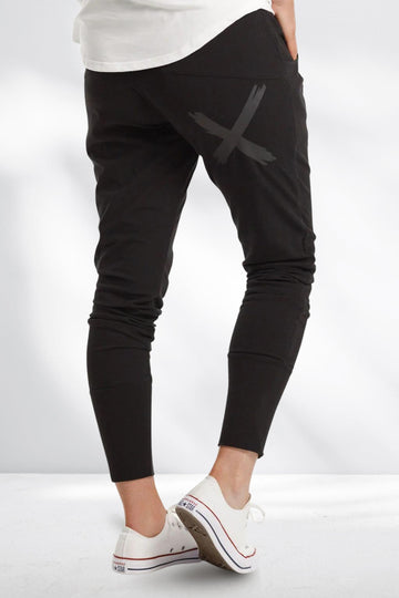 Home-Lee Apartment Pants Black Matte X From BoxHill