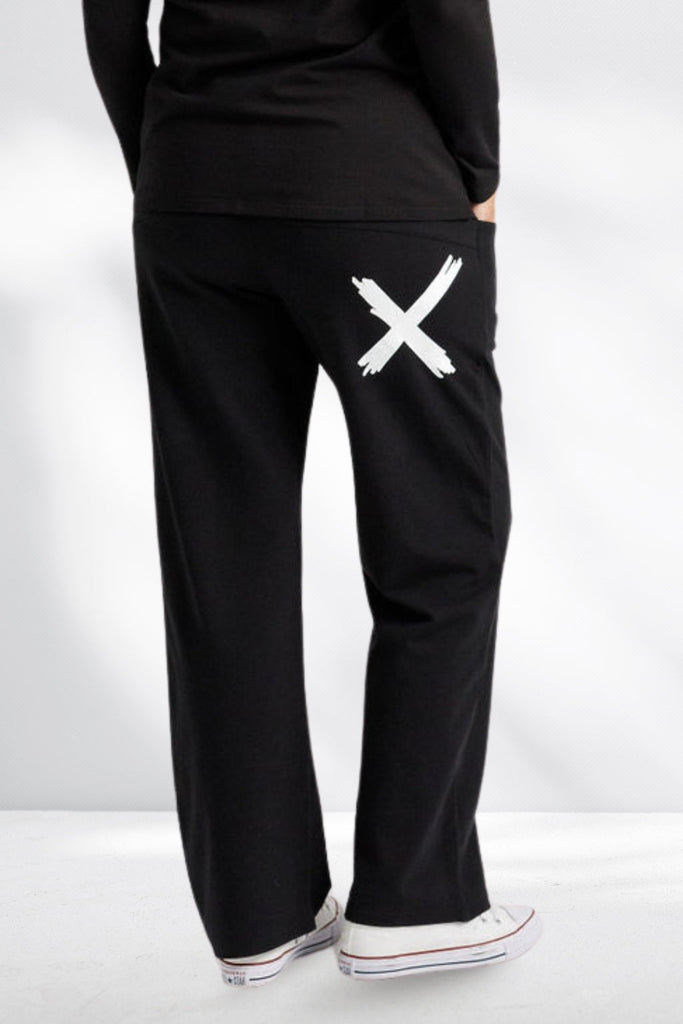 Home-Lee Avenue Pants Black White X From BoxHill