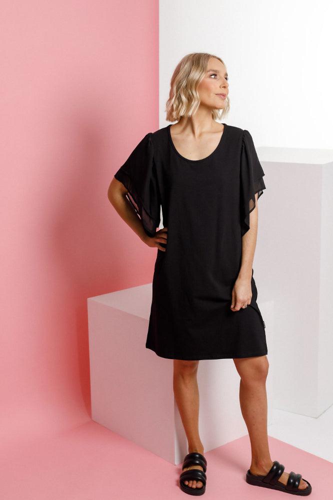 Home-Lee Lola Dress Black From BoxHill