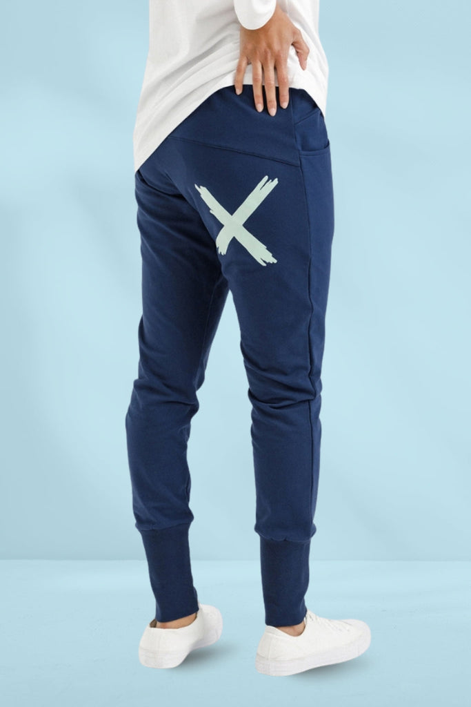 PRE-ORDER Homelee Apartment Pants Indigo Blue Sea Foam X From BoxHill