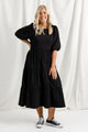 Homelee Kate Midi Dress Black From BoxHill