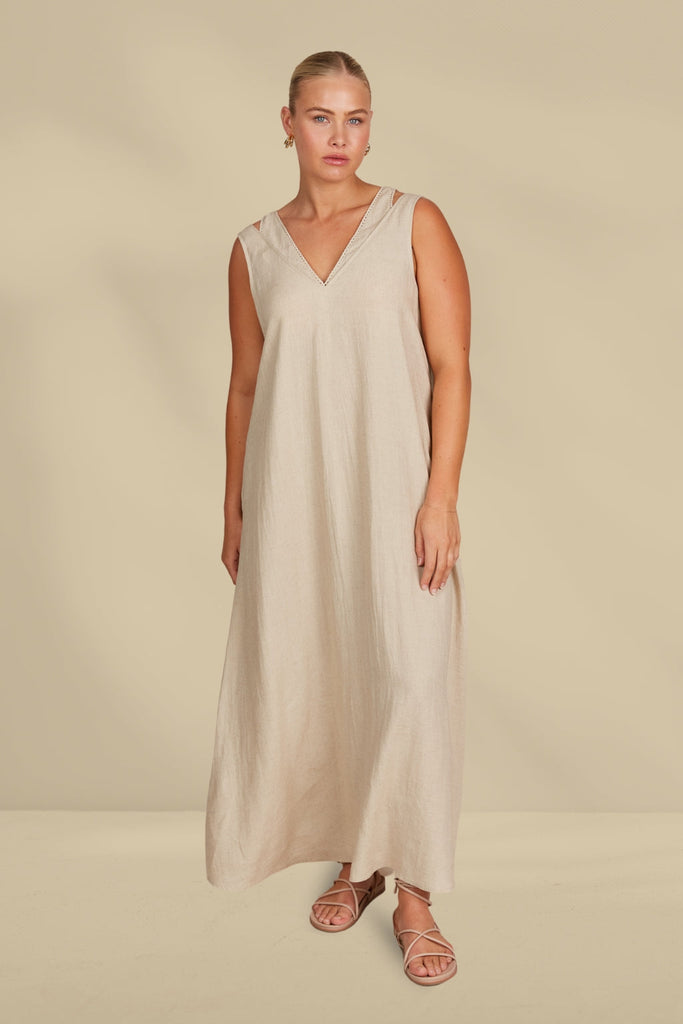 Isle of Mine Amelie Tank Maxi Dress Canvas From BoxHill