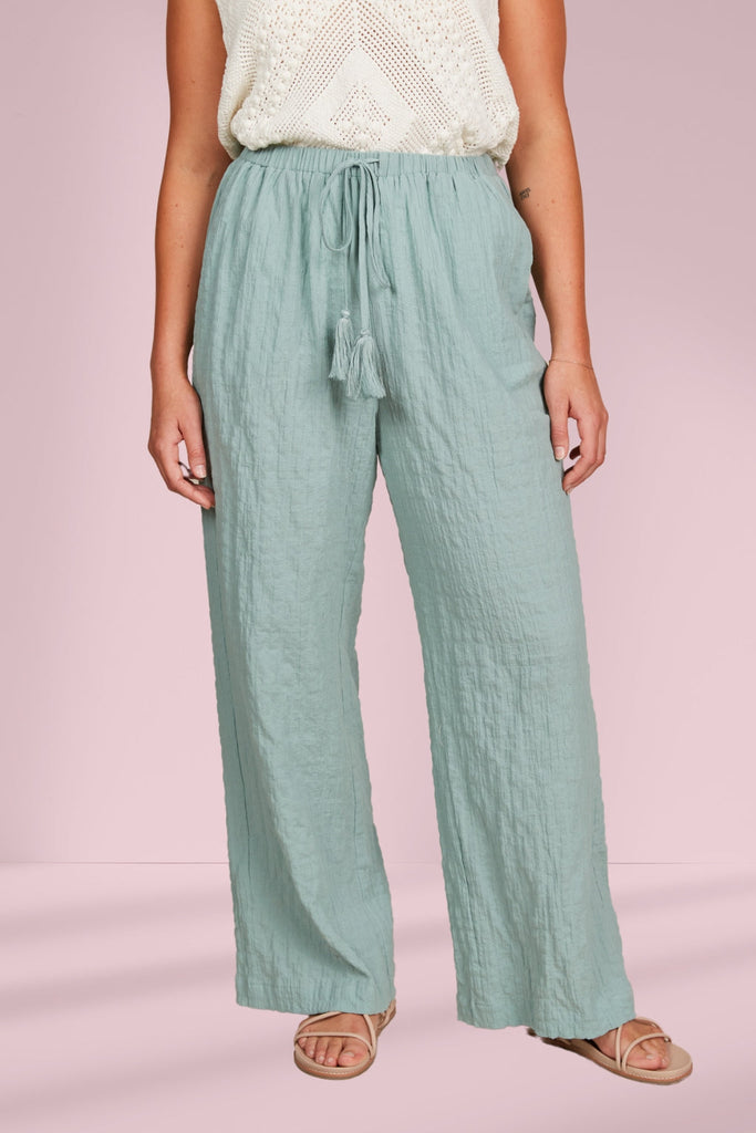 Isle of Mine Fleur Pants Seafoam From BoxHill