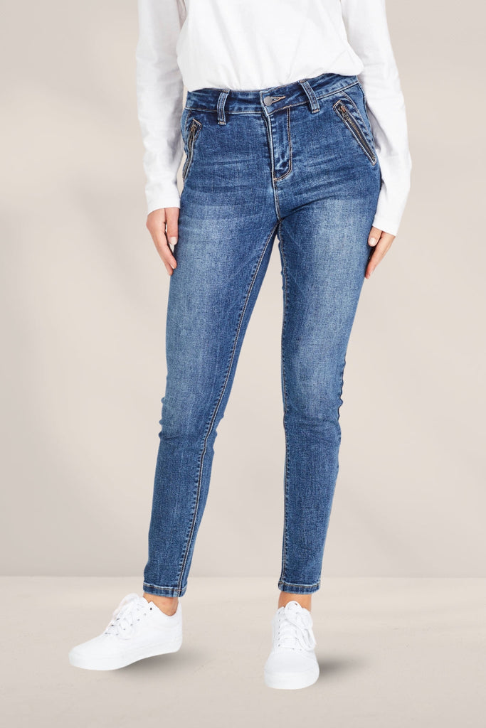 Junkfood Cooper Jeans Dark Blue From BoxHill