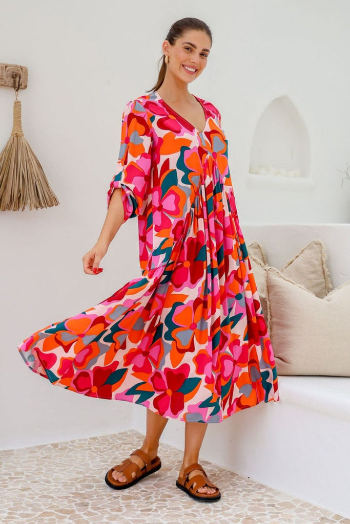 Label of Love Juniper V Neck Maxi Dress Floral From BoxHill